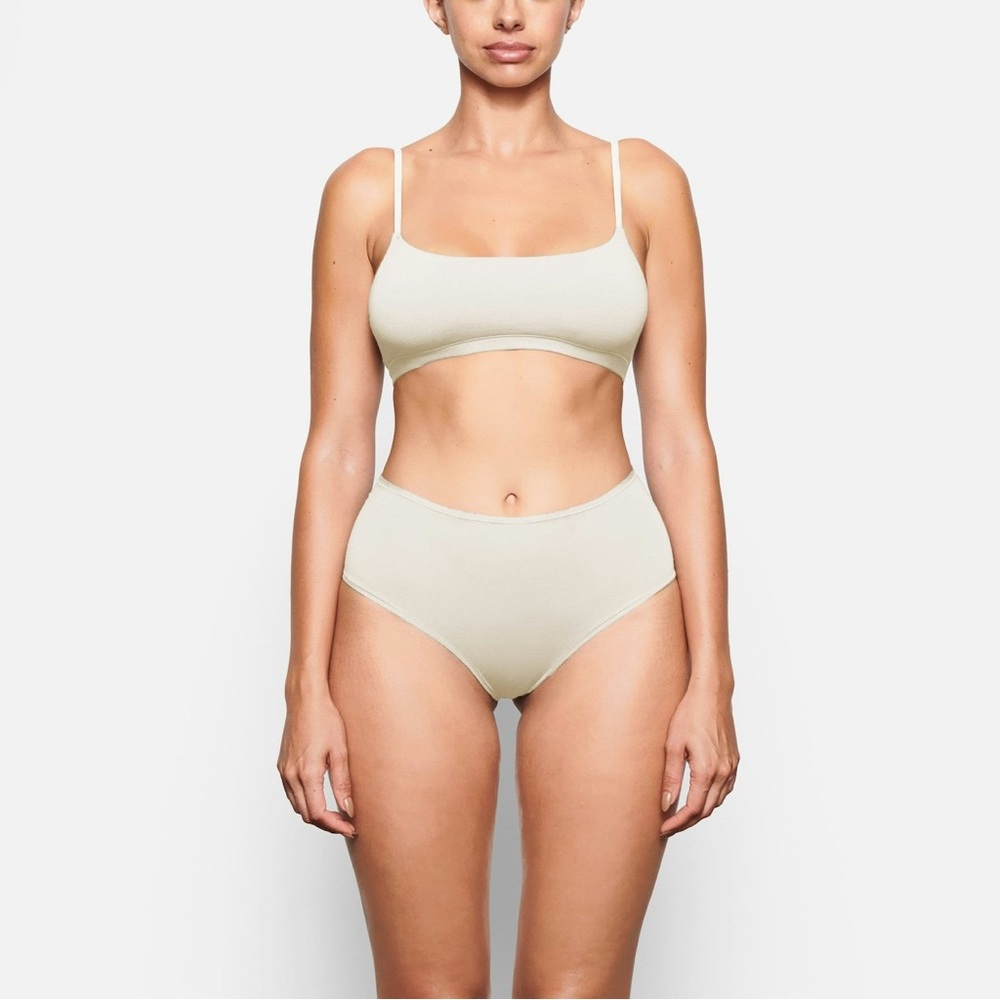 SKIMS cotton candy SCOOP BRALETTE BR-SCP-0741 size S bone